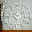 Большие настенные часы Oxford White (белые), 70 см