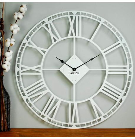Большие настенные часы Oxford White (белые), 70 см