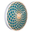 Настінний годинник Sun Small Turquoise, 35 см