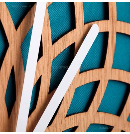 Настінний годинник Sun Small Turquoise, 35 см