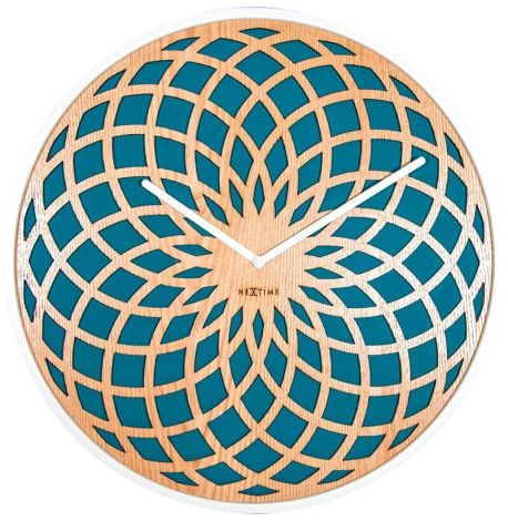 Настінний годинник Sun Small Turquoise, 35 см