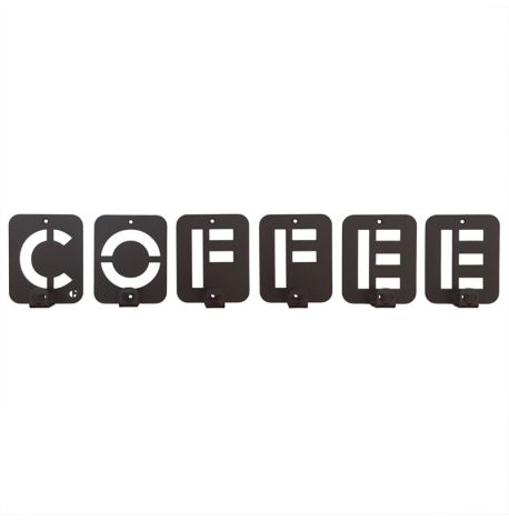 Настенная вешалка для кухни Coffee (коричневая)