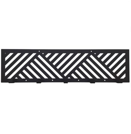 Настінна вішалка для одягу Nord (чорна), 50х13 см