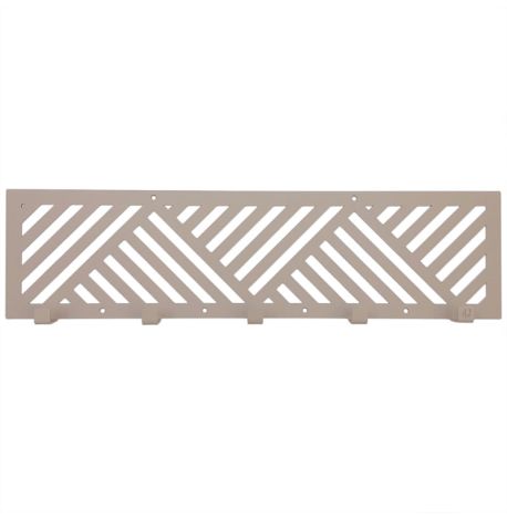 Настенная вешалка для одежды Nord (бежевая), 50x13 см