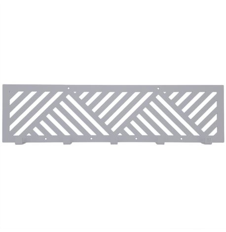 Настінна вішалка для одягу Nord (сіра), 50x13 см