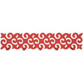Настінна вішалка для одягу Pattern (червона), 58х12 см