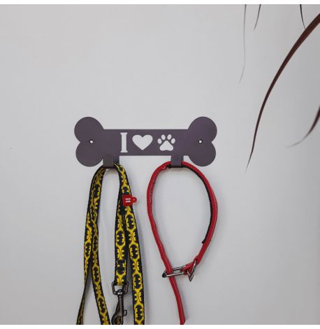 Настенная вешалка для поводков Pets