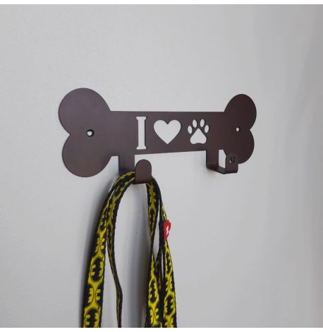 Настенная вешалка для поводков Pets