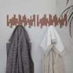 Настінна вішалка для одягу Rhythm Ochre (коричнева), 37х17 см