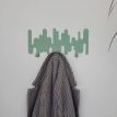 Настінна вішалка для одягу Rhythm Pastel Green (зелена), 37х17 см
