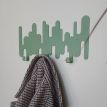 Настінна вішалка для одягу Rhythm Pastel Green (зелена), 37х17 см