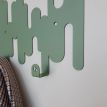 Настінна вішалка для одягу Rhythm Pastel Green (зелена), 37х17 см