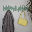 Настінна вішалка для одягу Rhythm Pastel Green (зелена), 37х17 см