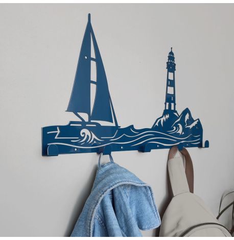 Настенная вешалка для одежды Sea, 50х26 см