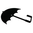 Настінний гачок для одягу Glozis Umbrella (чорний)