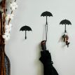 Настінний гачок для одягу Glozis Umbrella (чорний)