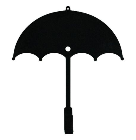 Настінний гачок для одягу Glozis Umbrella (чорний)