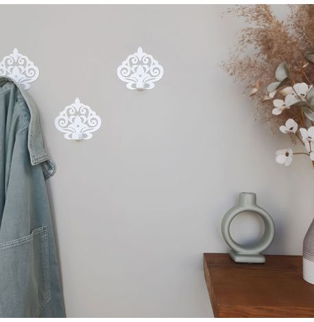 Настенный крючок для одежды Ajur White (белый)