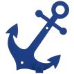 Настінний гачок для одягу Anchor (синій)