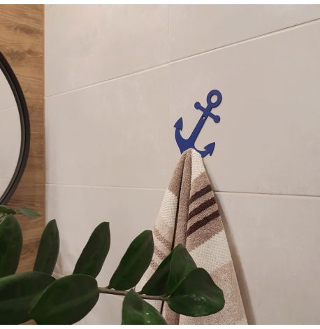 Настінний гачок для одягу Anchor (синій)