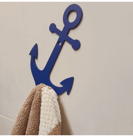 Настінний гачок для одягу Anchor (синій)