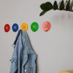 Настенный крючок для одежды Glozis Button Red (красный)