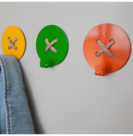 Настенный крючок для одежды Glozis Button Red (красный)