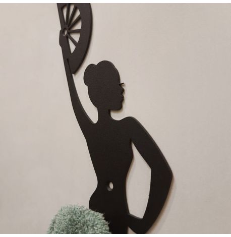 Настінний гачок для одягу Glozis Carmen (чорний)