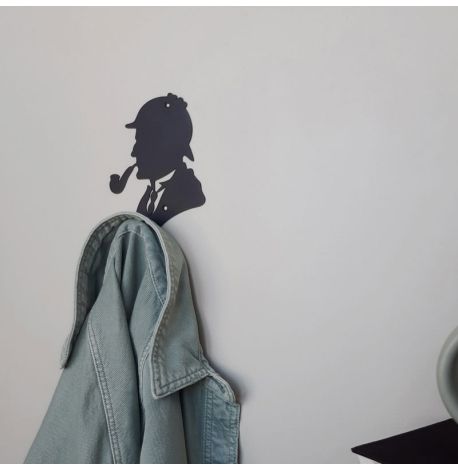 Настінний гачок для одягу Glozis Holmes (чорний)