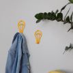 Настінний гачок для одягу Glozis Lamp (жовтий)
