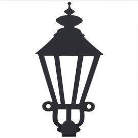 Настенный крючок для одежды Glozis Lamppost (черный)