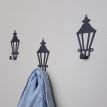 Настінний гачок для одягу Glozis Lamppost (чорний)