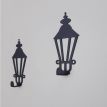Настінний гачок для одягу Glozis Lamppost (чорний)