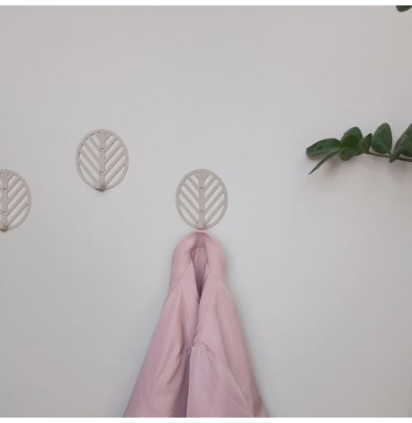 Настінний гачок для одягу Glozis Mod (бежевий)