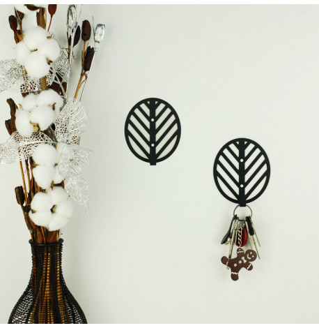 Настенный крючок для одежды Glozis Mod (черный)