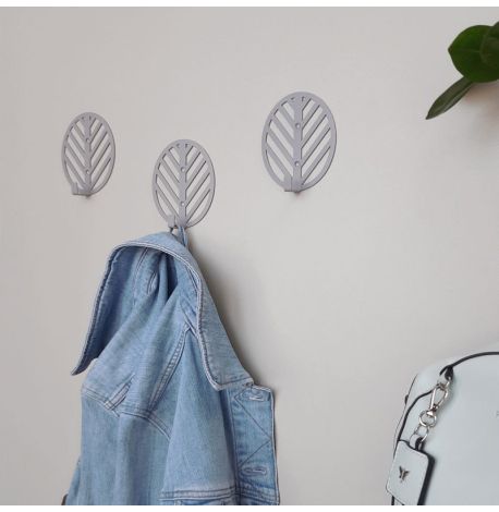 Настінний гачок для одягу Glozis Mod (сірий)