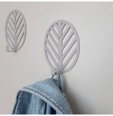 Настінний гачок для одягу Glozis Mod (сірий)