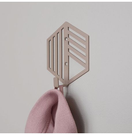 Настенный крючок для одежды Glozis Nod (бежевый)