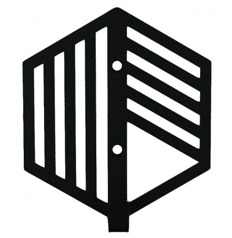 Настінний гачок для одягу Glozis Nod (чорний)