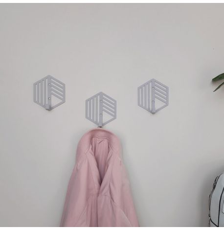 Настінний гачок для одягу Glozis Nod (сірий)