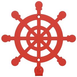 Настінний гачок для одягу Wheel (червоний)