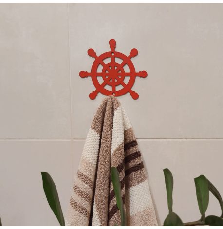 Настінний гачок для одягу Wheel (червоний)