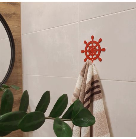 Настінний гачок для одягу Wheel (червоний)