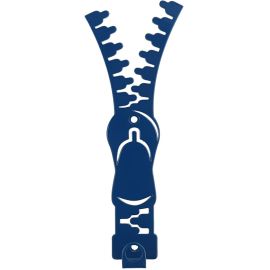 Настенный крючок для одежды Glozis Zipper (синий)