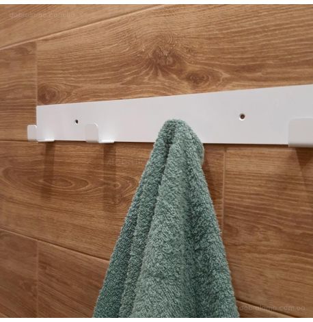 Настінна вішалка для одягу Glozis Urban 60 (біла), 60х5 см