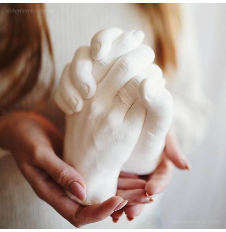 Набор для создания 3D-слепка рук «Для двоих»