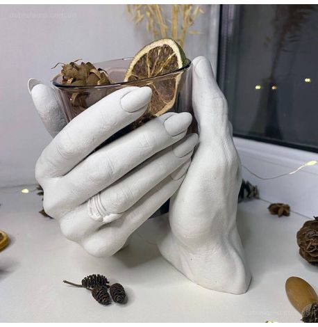 Набор для создания 3D-слепка рук «Для двоих»