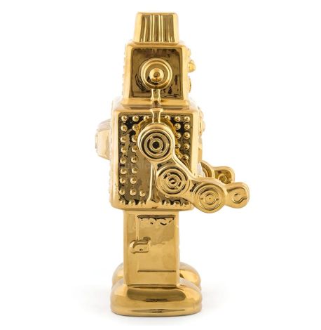 Порцелянова статуетка Seletti My Robot (золотиста), 30 см