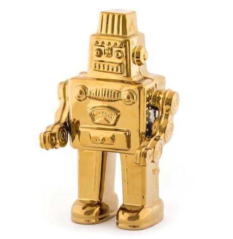 Порцелянова статуетка Seletti My Robot (золотиста), 30 см