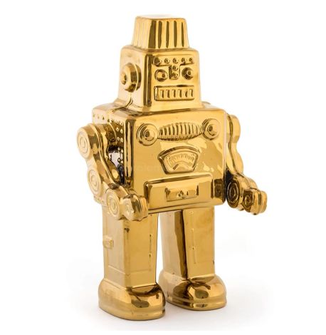 Порцелянова статуетка Seletti My Robot (золотиста), 30 см